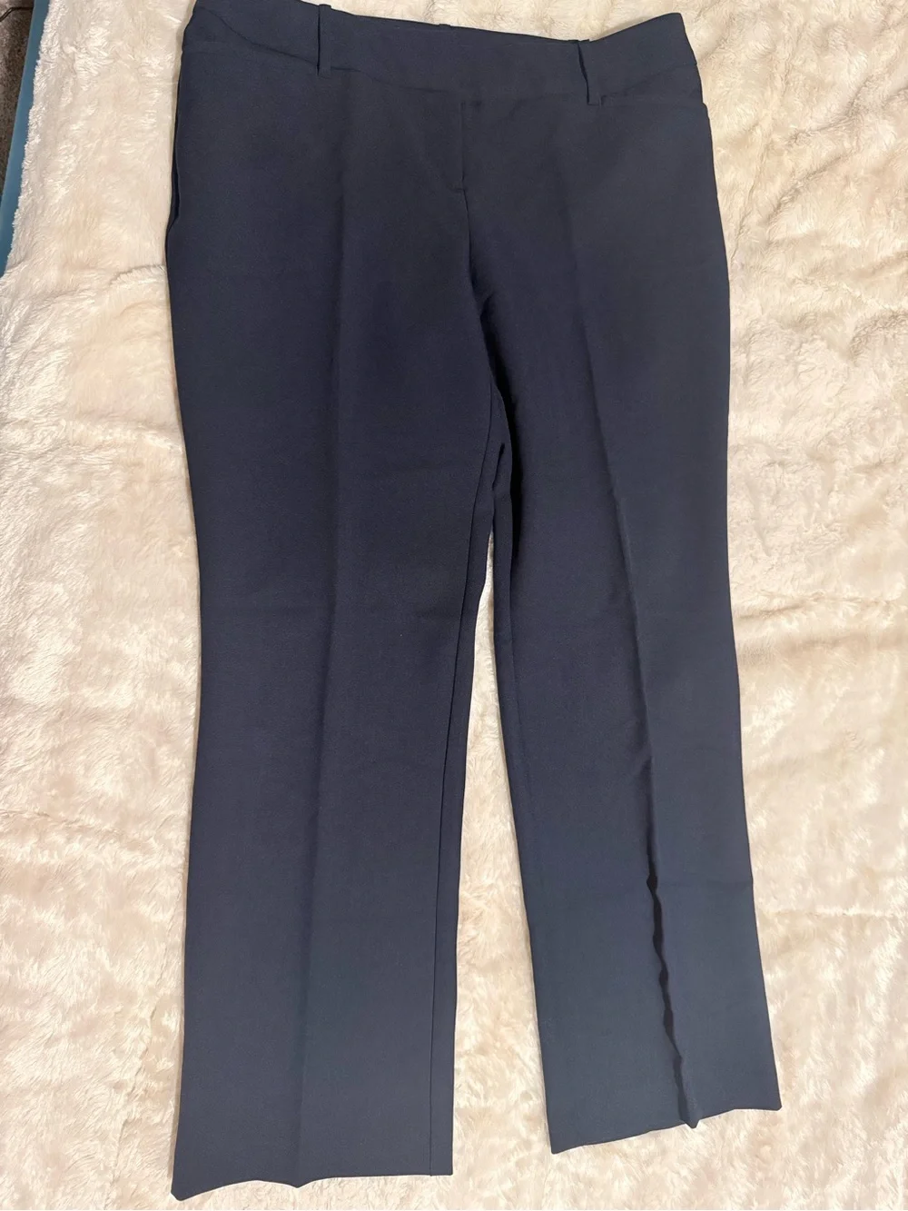 Worthington Women's Navy Tailored Blazer petite M and Trouser petite 4 Suit set